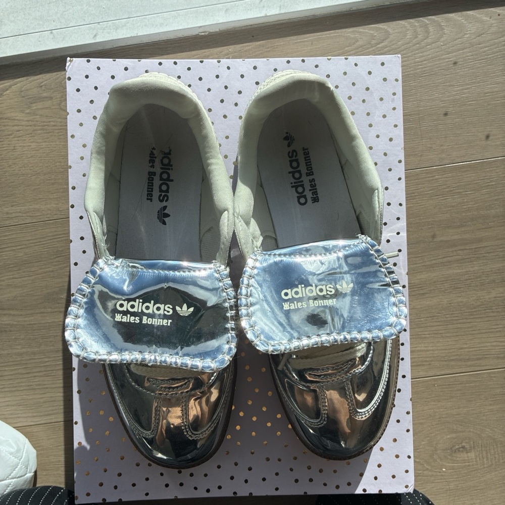 adidas Silver Metallic Sneakers - Picture 5 of 5